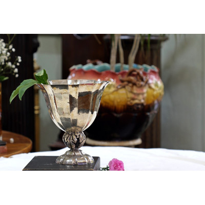 Secesní stříbrná váza - Horovitz