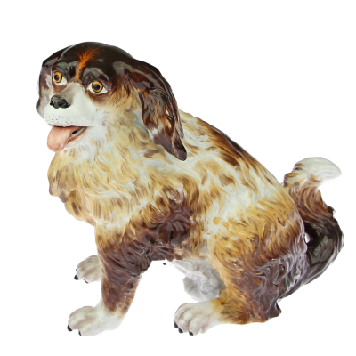 Porcelain dog figure