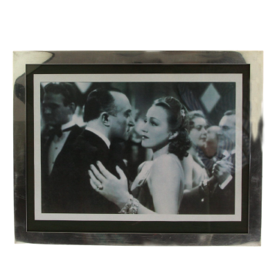Large silver photo frame - Webster