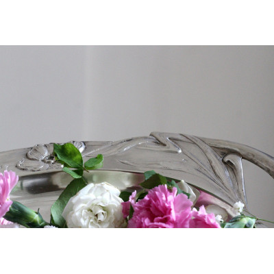 Secesní stříbrný tác - Vídeň