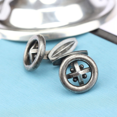 Stříbrné manžetové knoflíky - Hans Hansen