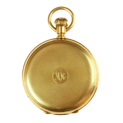 PRODÁNO - Zlaté kapesní hodinky v želvovinovém pouzdře - Tiffany