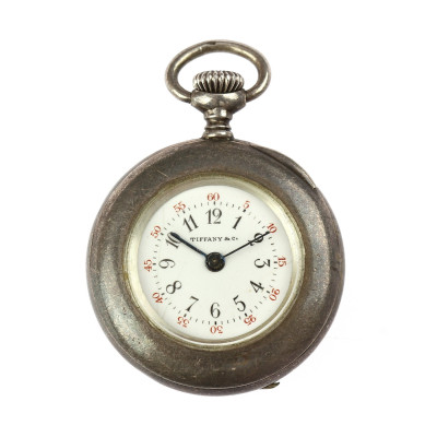 Stříbrné kapesní hodinky - Tiffany