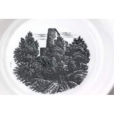 Porcelánový šálek s podšálkem - Březová, mezi lety 1846-1853