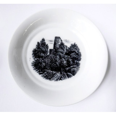 Porcelánový šálek s podšálkem - Březová, mezi lety 1846-1853