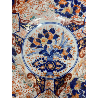 Porcelánový talíř "Imari" 41 cm - konec 19. století