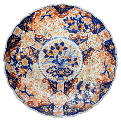 Imari porcelain plate - end of 19th century