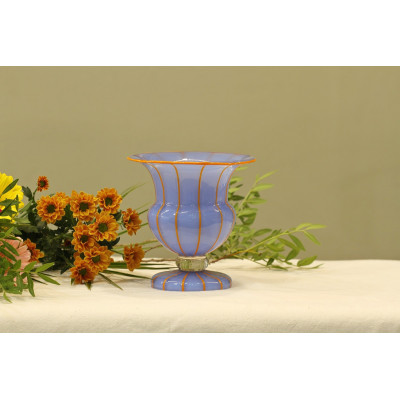 PRODÁNO - Váza na nožce Loetz - Michael Powolny