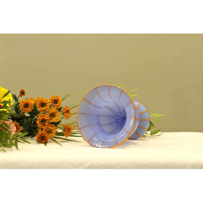 PRODÁNO - Váza na nožce Loetz - Michael Powolny