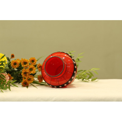 Tango glass vase - Loetz