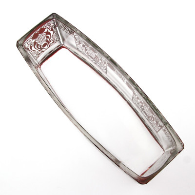 Skleněná žardiniéra - Vídeňská secese