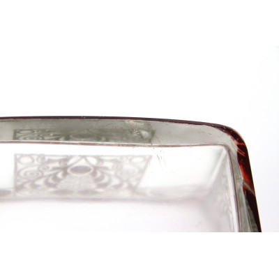 Skleněná žardiniéra - Vídeňská secese