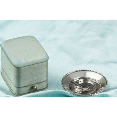 Miniature silver plate - 1930s