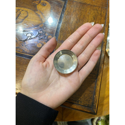 Miniature silver plate - 1930s