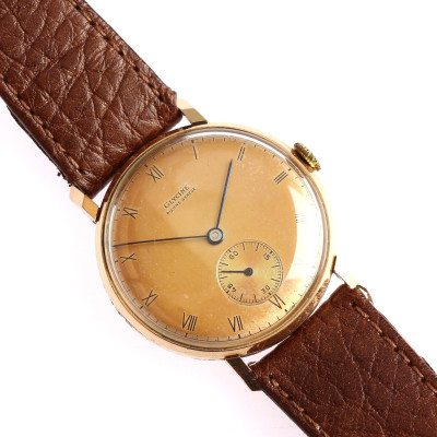 Gold wrist watch - Glycine