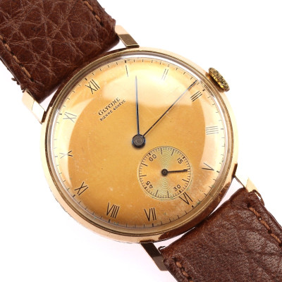 Gold wrist watch - Glycine