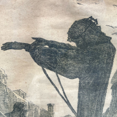 PRODÁNO - František Bílek - Biblický motiv