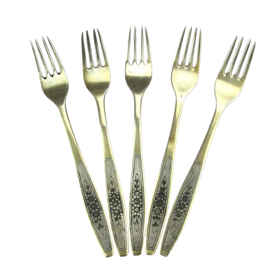 Stříbrné vidličky s tulou