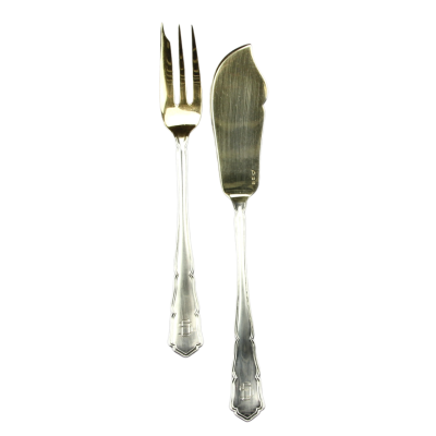 Silver fish cutlery - František Bibus