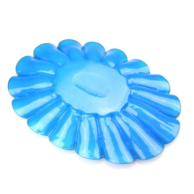 PRODÁNO - Druhorokoková servírovací souprava z modrého skla