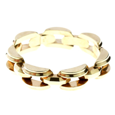 Art deco gold bracelet - 1930s-1940s - 18,5 cm