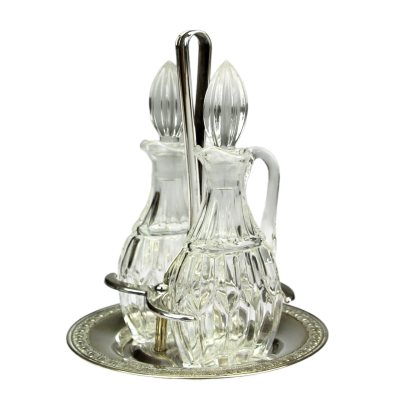 Set kořenek se stříbrným stojánkem