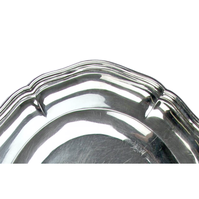 Velký stříbrný tác - Dánsko, r. 1948