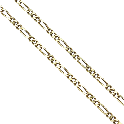 Gold Figaro chain - 51,5 cm