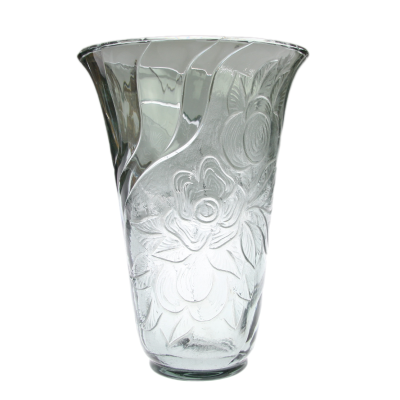 Massive glass vase with dedication - year 1939