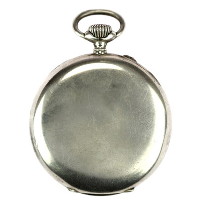 Stříbrné kapesní hodinky - Glashütte s věnováním