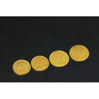 Zlatá mince - Guinea, George III., rok 1775