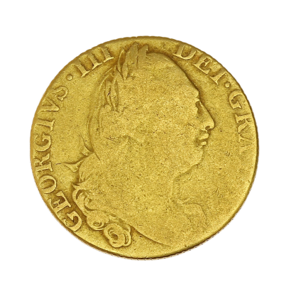 Zlatá mince - Guinea, George III., rok 1775