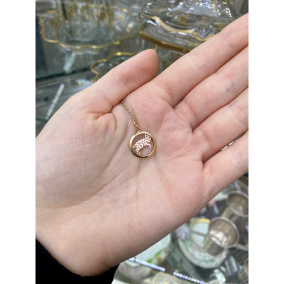 Gold necklace -  Aries zodiac sign