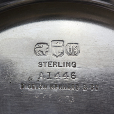 Stříbrná miska - Gorham, rok 1899