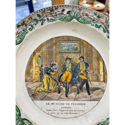 Dekorační talíř - Paříž 1827