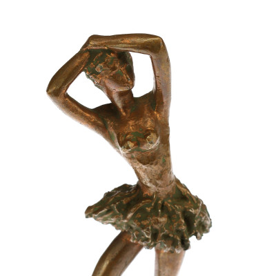 Bronze statue of a dancer - Karel Lerch