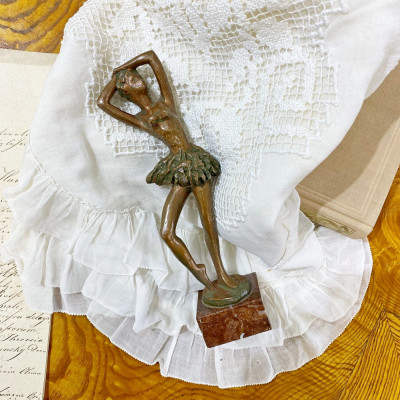 Bronze statue of a dancer - Karel Lerch