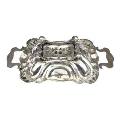 Druhorokoková stříbrná miska - Vídeň, 1856