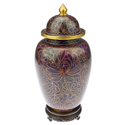 Cloisonné ginger jar