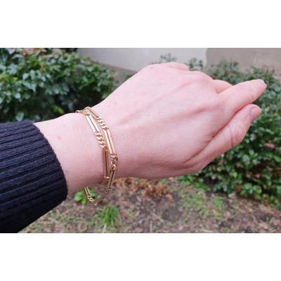 Rosegold pocket watch chain / bracelet