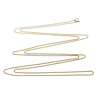 SOLD - Long gold wallis chain - 155 cm