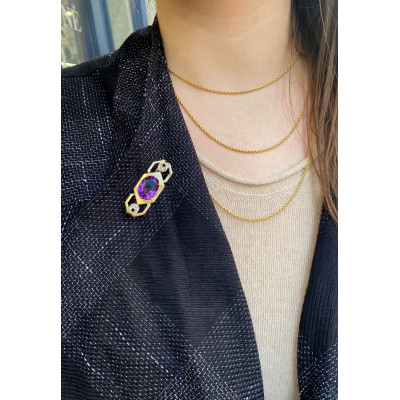 PRODÁNO - Zlatý řetízek typu walis - 155 cm