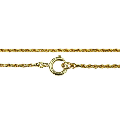 PRODÁNO - Zlatý řetízek typu walis - 155 cm