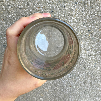 Číška s korálky - Čechy, 19. století