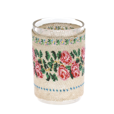 Číška s korálky - Čechy, 19. století