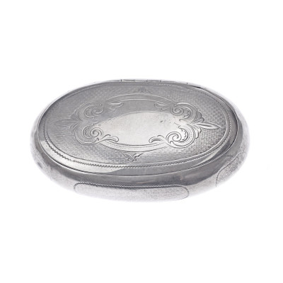 Silver oval box - Austria-Hungary