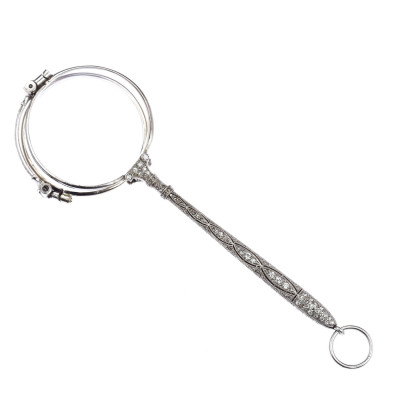 Platinový lorňon s diamanty