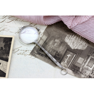 Platinový lorňon s diamanty