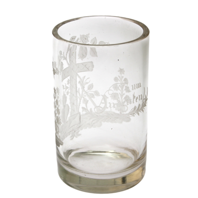 Cut glass - love, faith, hope