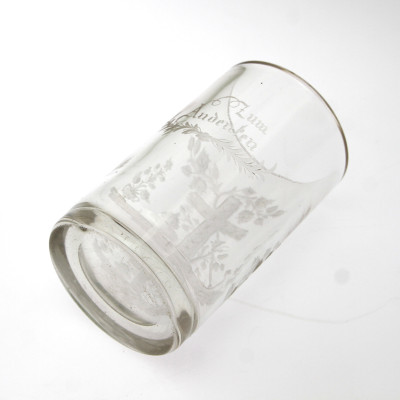 Cut glass - love, faith, hope